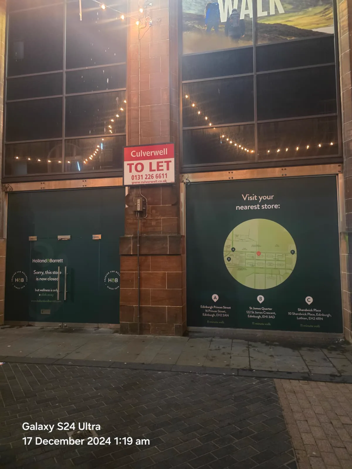 Store Closure Vinyl Install